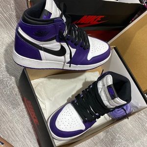 Air Jordan 1s Court Purple